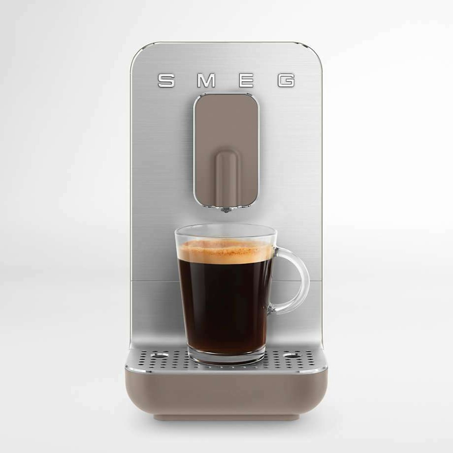 Kitchen * | Online Smeg Taupe Automatic Coffee And Espresso Machine