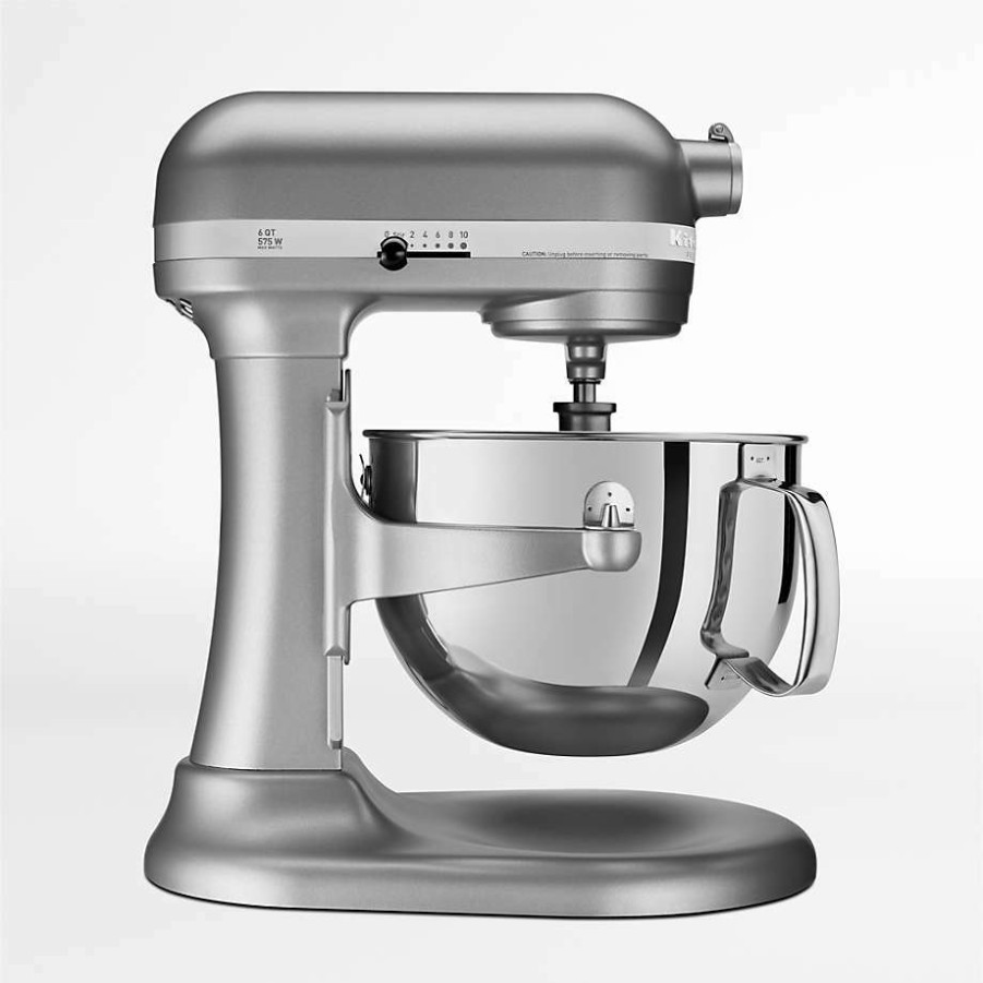 Kitchen Appliances * | Online Kitchenaid Pro 600 Series 6-Quart Bowl-Lift Silver Stand Mixer