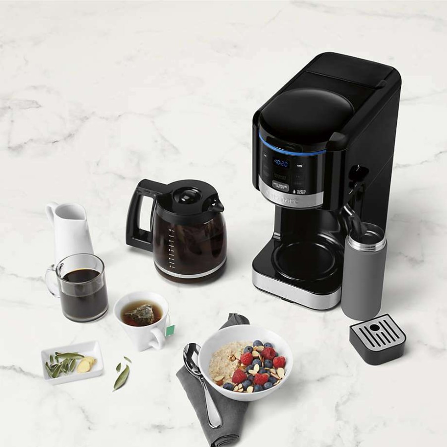 Kitchen * | Clearance Cuisinart Coffee Plus 12-Cup Glass Coffee Maker And Hot Water System