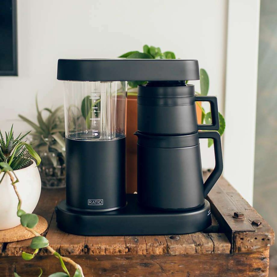 Kitchen * | Online Ratio Six Black Matte Coffee Maker