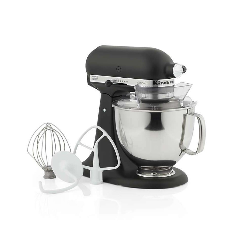 Kitchen Appliances * | Free Delivery Kitchenaid Artisan Series 5-Quart Tilt-Head Matte Black Stand Mixer