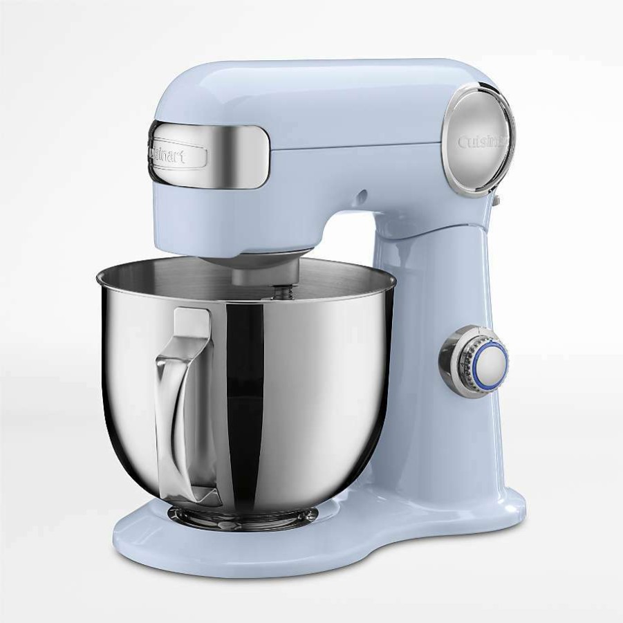 Kitchen Appliances * | Online Cuisinart Precision Master 5.5-Qt. Arctic Blue Stand Mixer