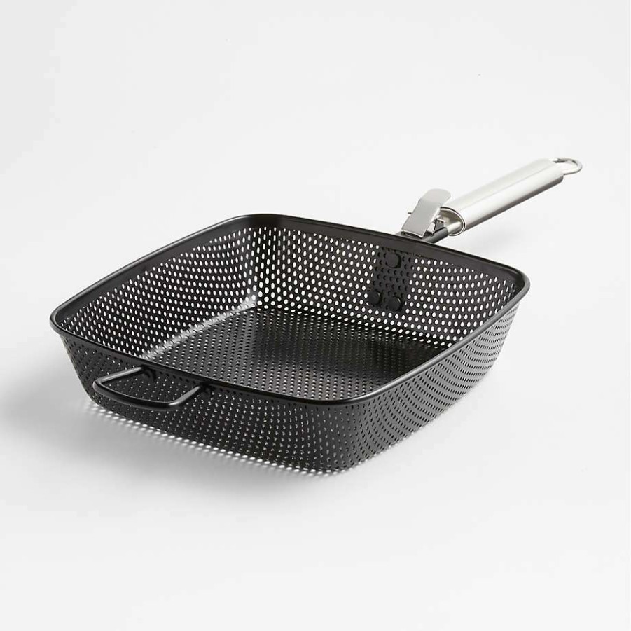 Barbecue & Grilling * | Online Crate & Barrel Outdoor Square Fry Pan