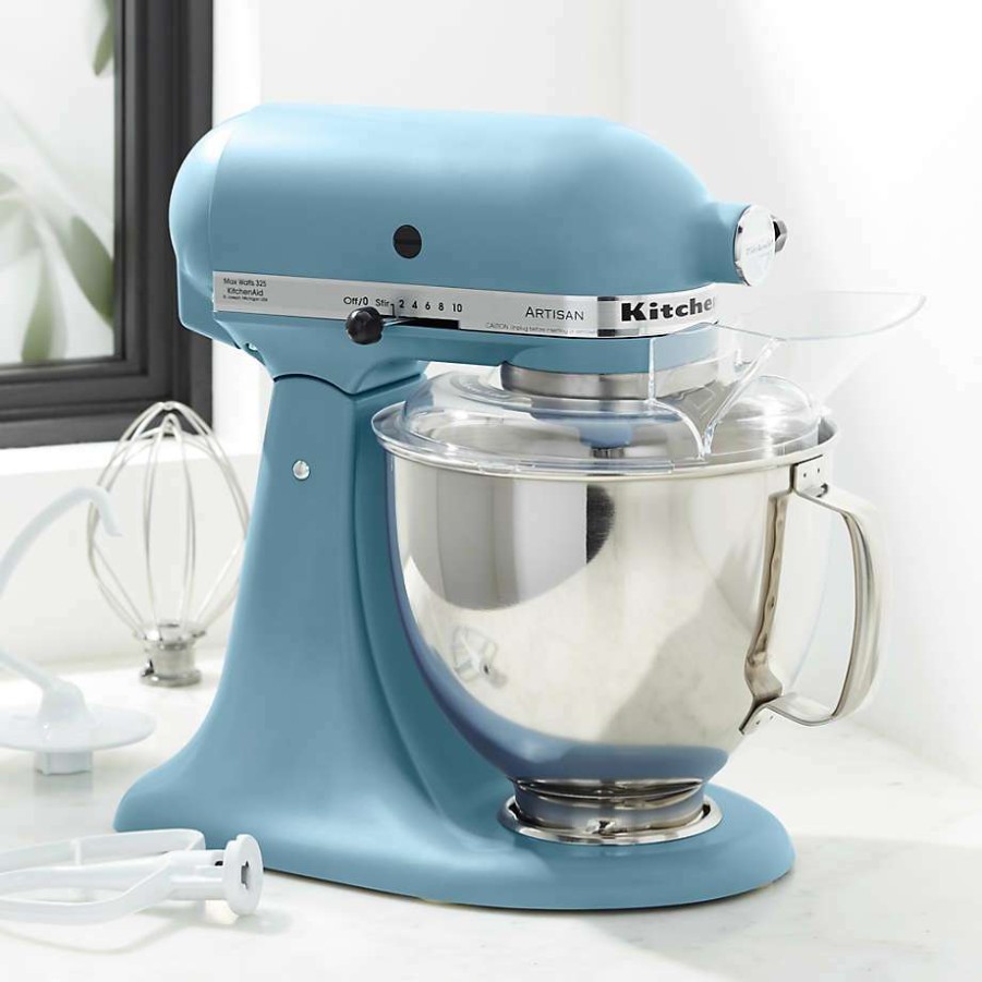 Kitchen Appliances * | Discount Kitchenaid Artisan Series 5 Quart Tilt-Head Blue Velvet Stand Mixer