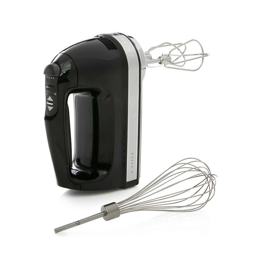 Kitchen Appliances * | Discount Kitchenaid Onyx Black 9-Speed Hand Mixer