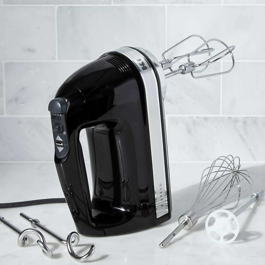 Kitchen Appliances * | Discount Kitchenaid Onyx Black 9-Speed Hand Mixer