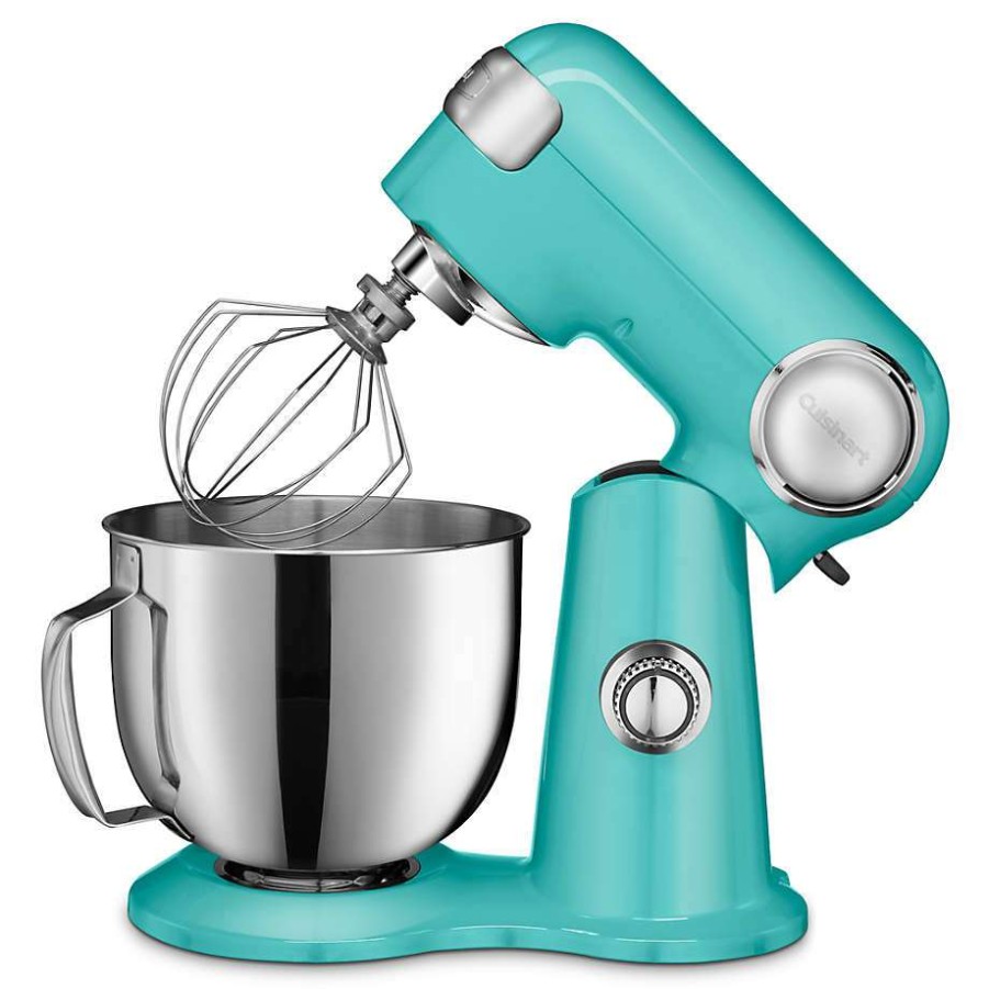 Kitchen Appliances * | Online Cuisinart Precision Master 5.5-Qt. Robin'S Egg Blue Stand Mixer