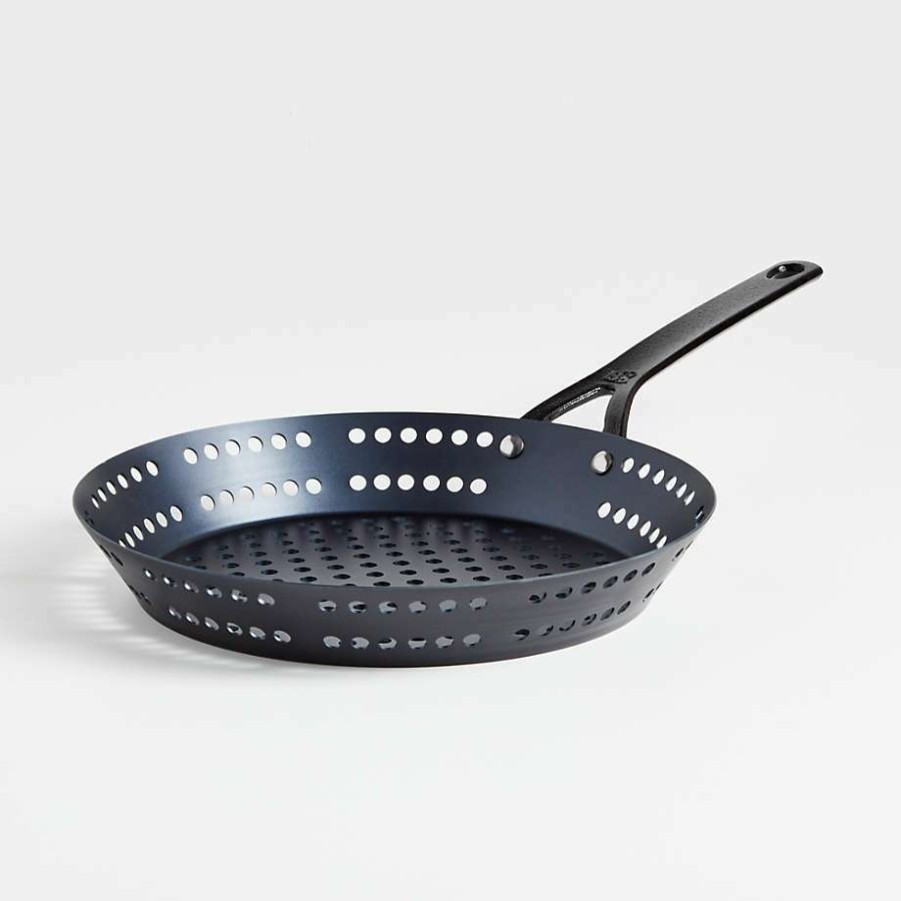 Kitchen * | Discount Bk Black Steel Bbq Perforated Frypan