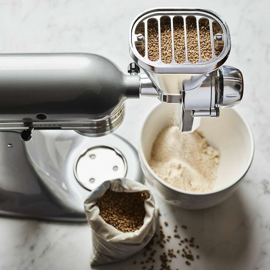 Kitchen Appliances * | Online Kitchenaid Stand Mixer Grain Mill Attachment