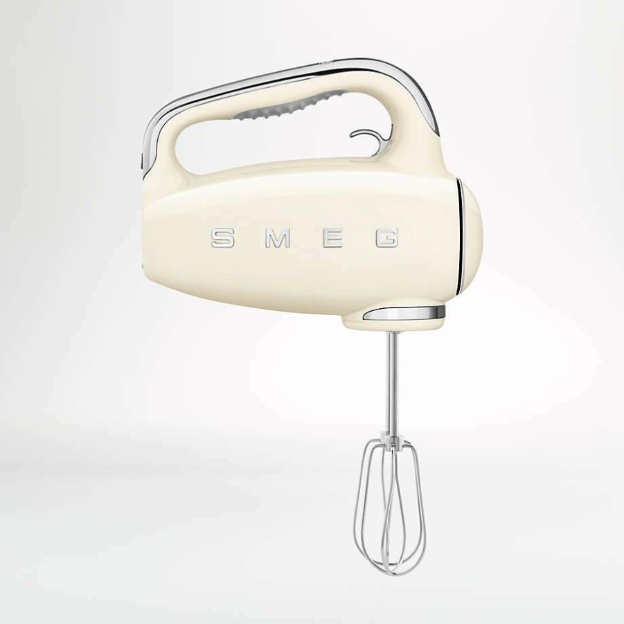 Kitchen Appliances * | Online Smeg Cream 9-Speed Hand Mixer