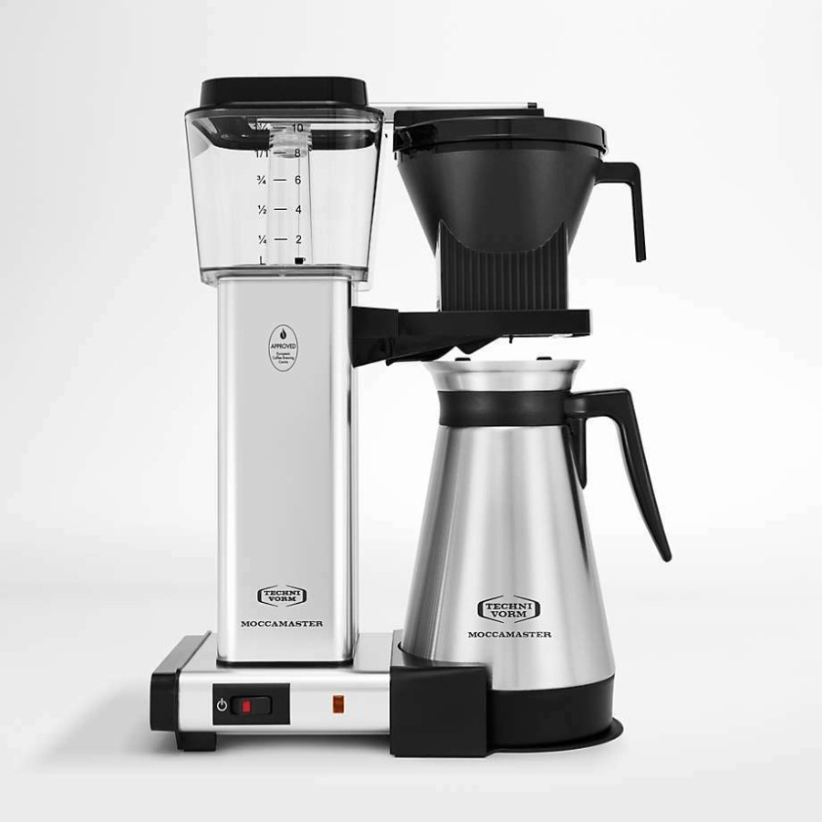 Kitchen * | Free Delivery Moccamaster Kbgt Thermal Brewer 10-Cup Polished Silver Coffee Maker