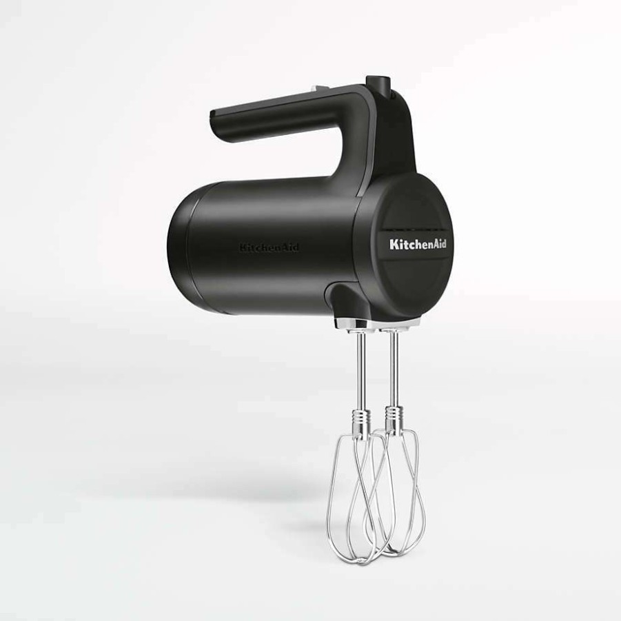 Kitchen Appliances * | Discount Kitchenaid Black Cordless Hand Mixer