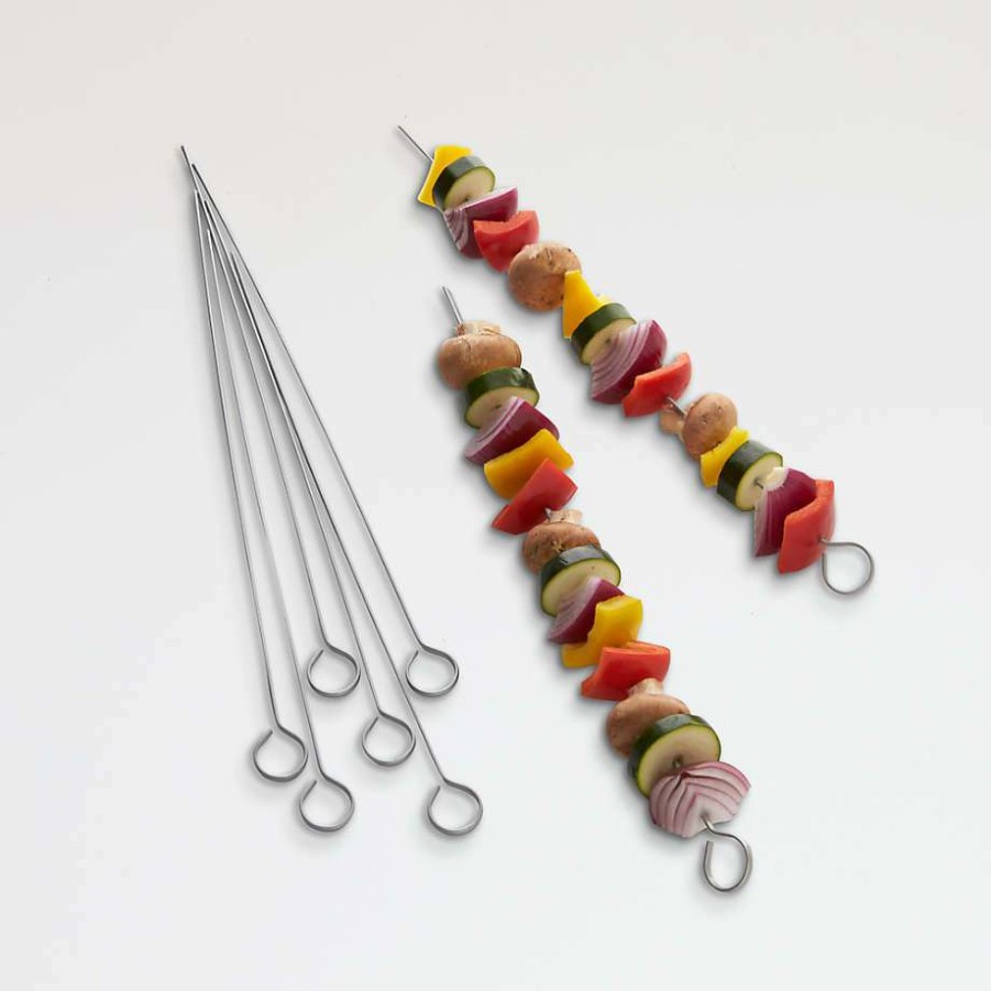 Barbecue & Grilling * | Online Non-Stick Skewers, Set Of 8