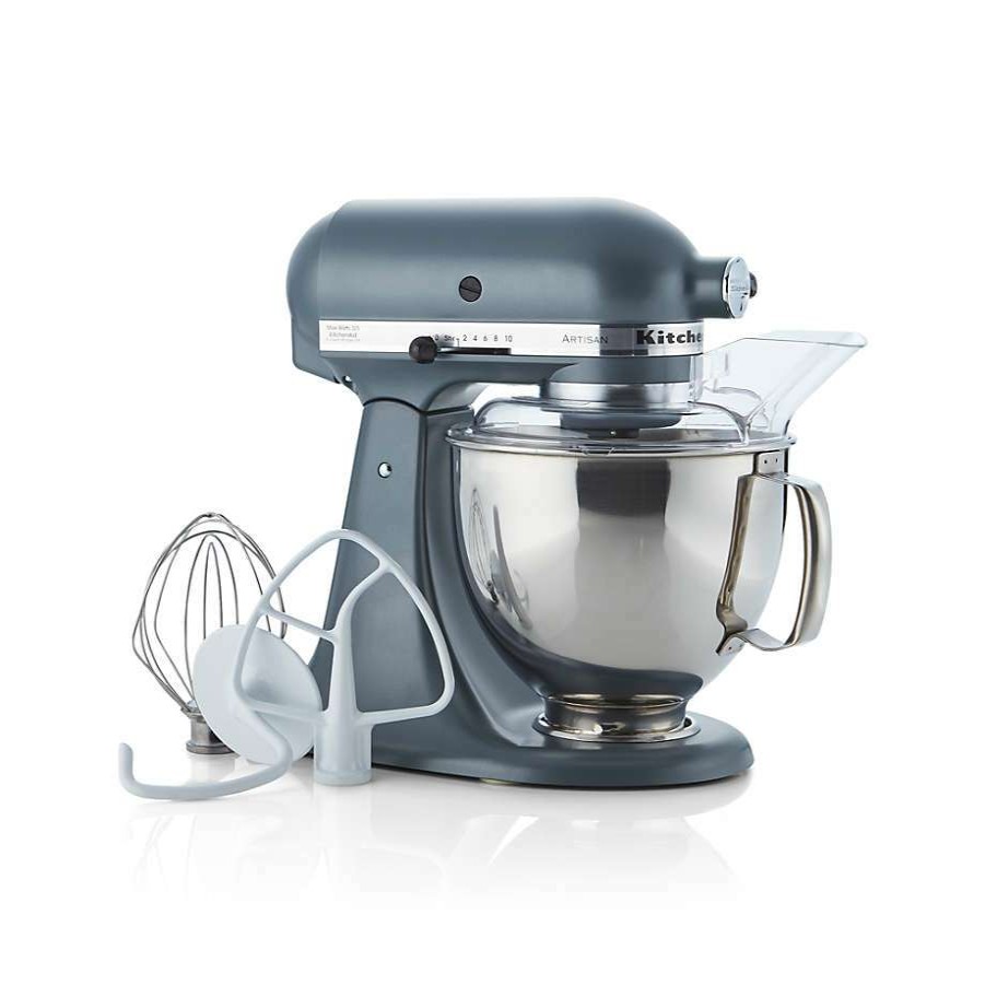 Kitchen Appliances * | Discount Kitchenaid Artisan Series 5-Quart Tilt-Head Steel Blue Stand Mixer