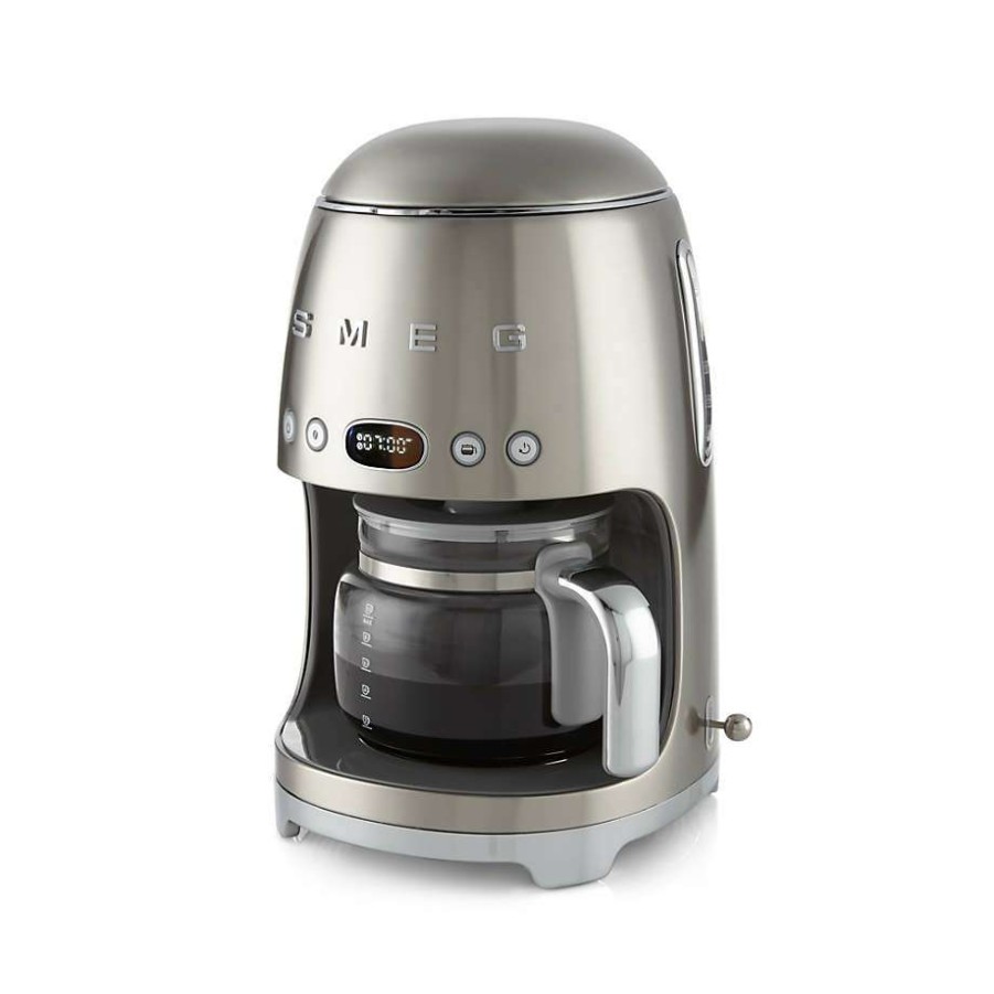 Kitchen * | Free Delivery Smeg Stainless Steel Drip Coffeemaker