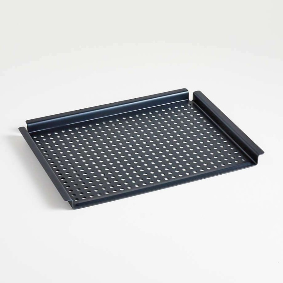 Kitchen * | Clearance Bk Black Steel Bbq Perforated Grill Tray