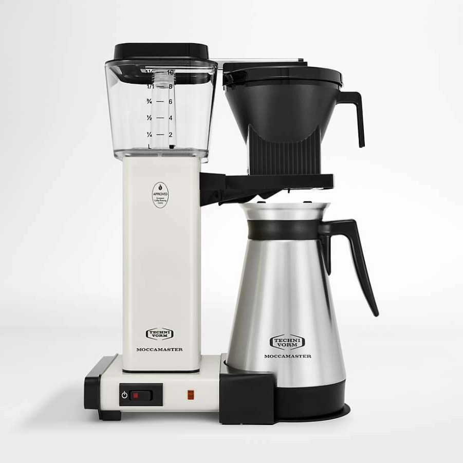 Kitchen * | Discount Moccamaster Kbgt Thermal Brewer 10-Cup Off-White Coffee Maker