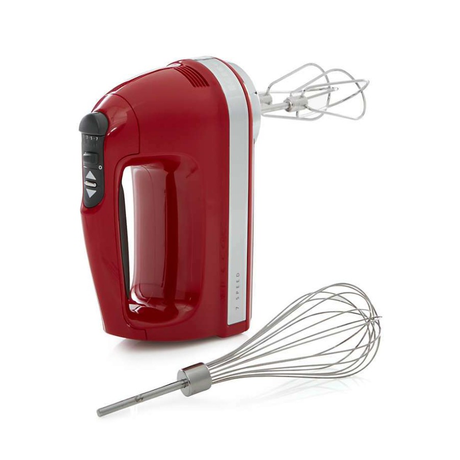 Kitchen Appliances * | Discount Kitchenaid Empire Red 7-Speed Hand Mixer