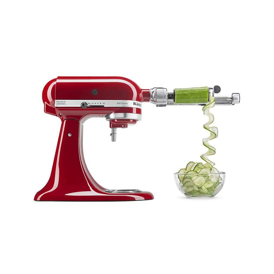 Kitchen Appliances * | Free Delivery Kitchenaid Stand Mixer 7-Blade Spiralizer Plus Attachment With Peel, Core And Slice