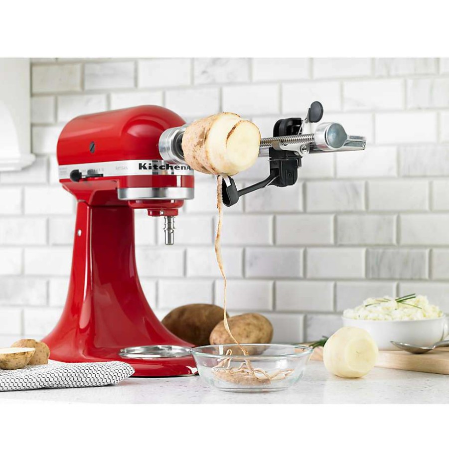 Kitchen Appliances * | Free Delivery Kitchenaid Stand Mixer 7-Blade Spiralizer Plus Attachment With Peel, Core And Slice