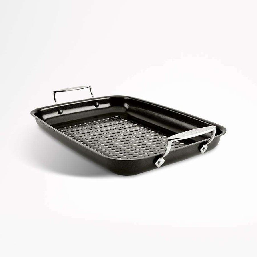 Barbecue & Grilling * | Online All-Clad Non-Stick 13.5 Outdoor Roaster