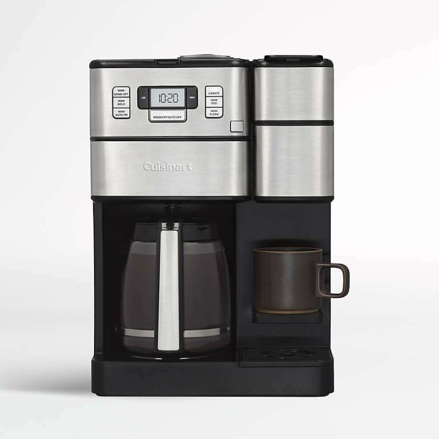 Kitchen * | Free Delivery Cuisinart Coffee Center Grind & Brew Plus Coffee Maker And Single-Serve Brewer