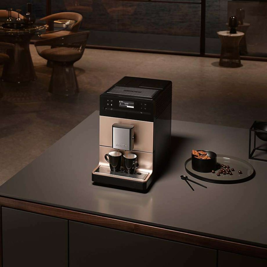 Kitchen * | Online Miele Cm5310 Silence Rose Gold Countertop Coffee And Espresso Machine