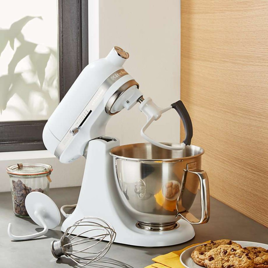 Kitchen Appliances * | Online Kitchenaid Artisan Mini 3.5-Quart Tilt-Head Matte White Stand Mixer