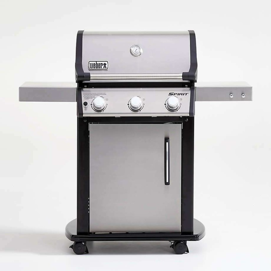 Barbecue & Grilling * | Free Delivery Weber Spirit S-315 Lp Stainless Steel Outdoor Propane Gas Grill