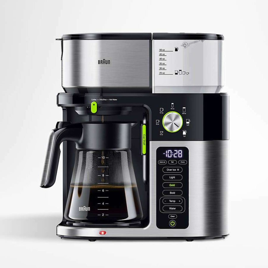 Kitchen * | Discount Braun Stainless Steel Multiserve Coffee Maker