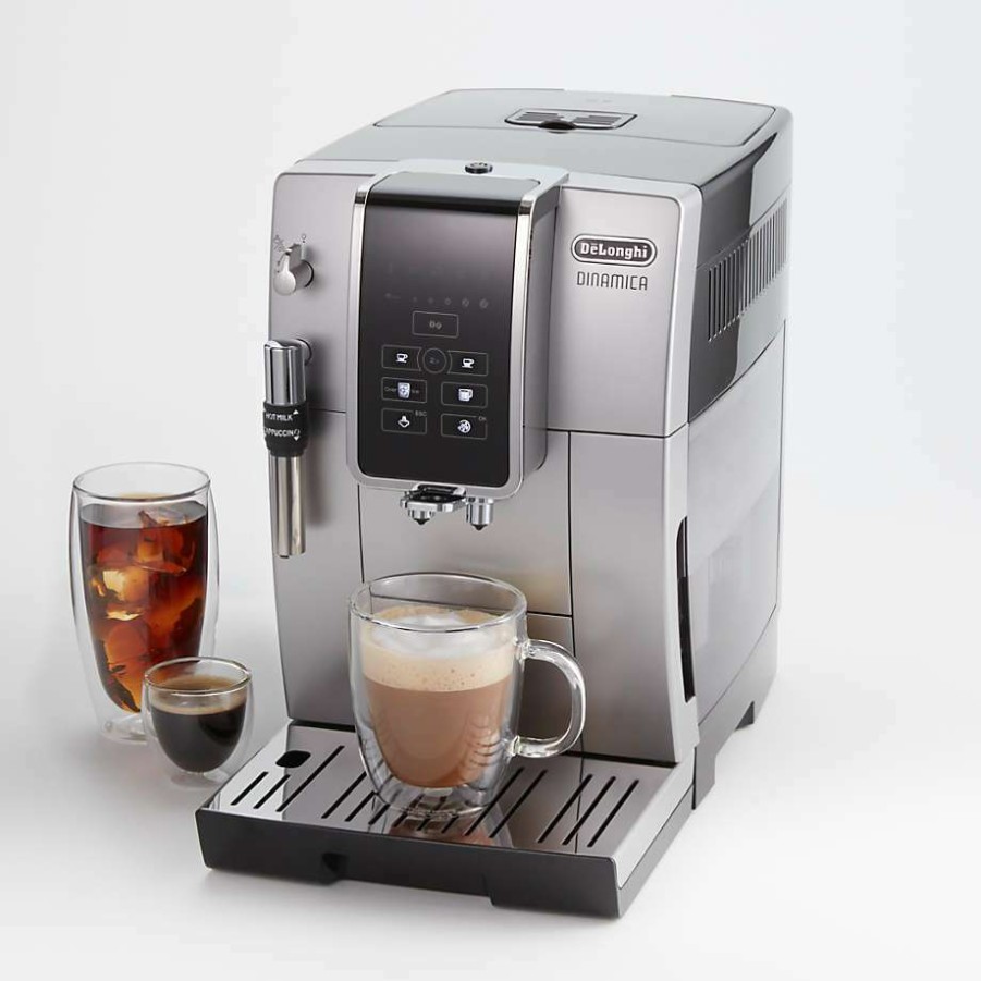 Kitchen * | Free Delivery De'Longhi Dinamica Fully Automatic Coffee & Espresso Machine With Adjustable Frother