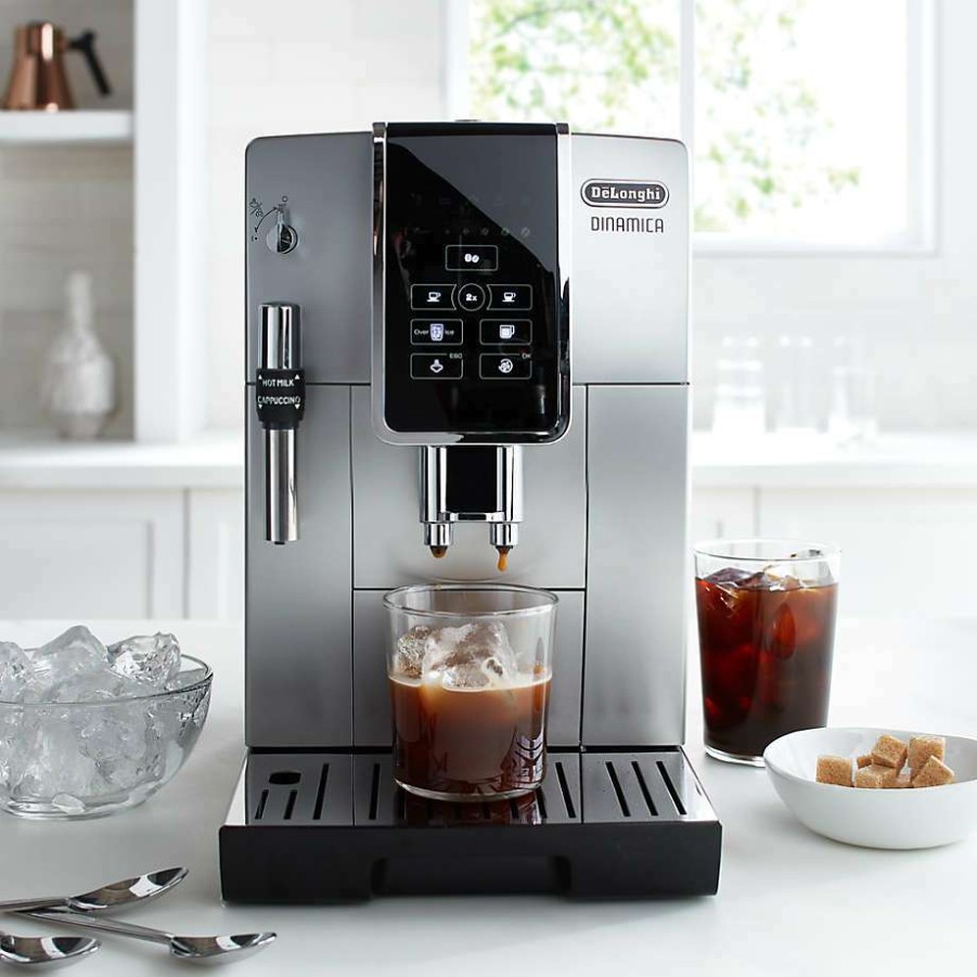 Kitchen * | Free Delivery De'Longhi Dinamica Fully Automatic Coffee & Espresso Machine With Adjustable Frother