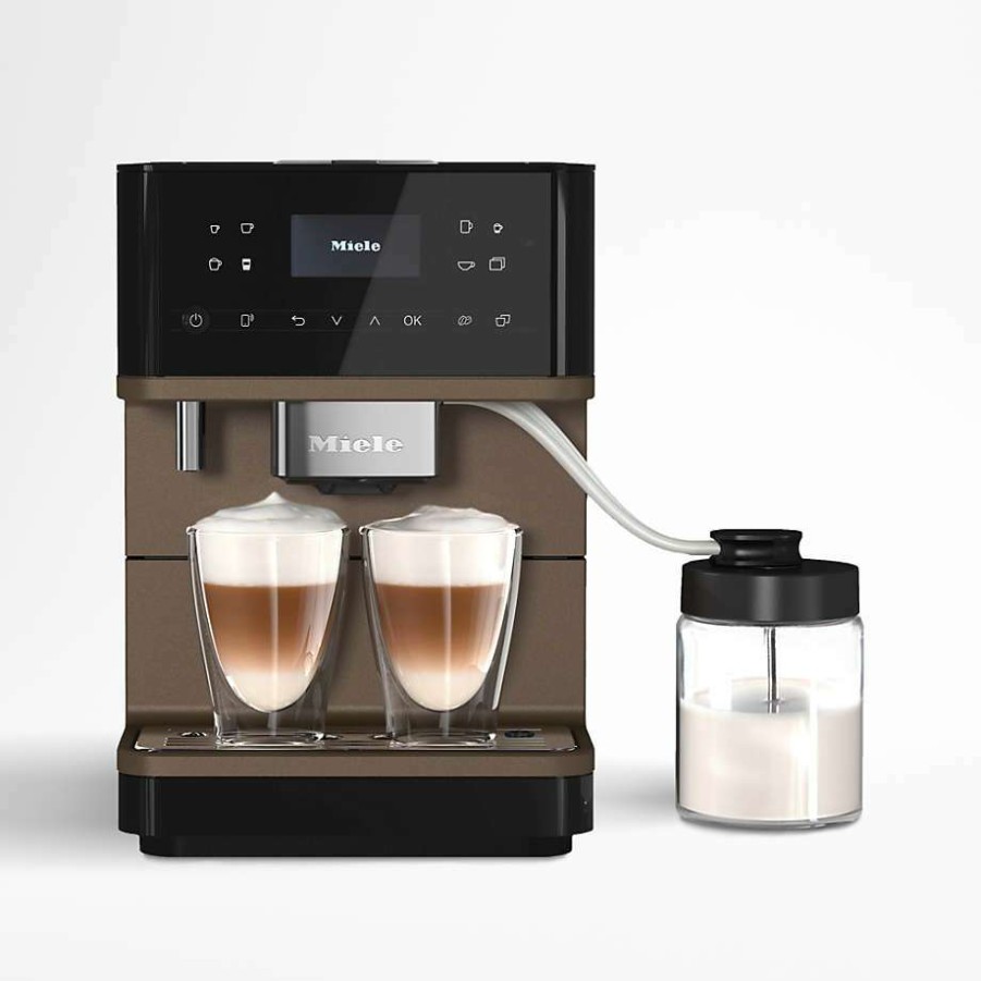 Kitchen * | Free Delivery Miele Cm6360 Black And Bronze Pearl Countertop Coffee And Espresso Machine With Milkperfect