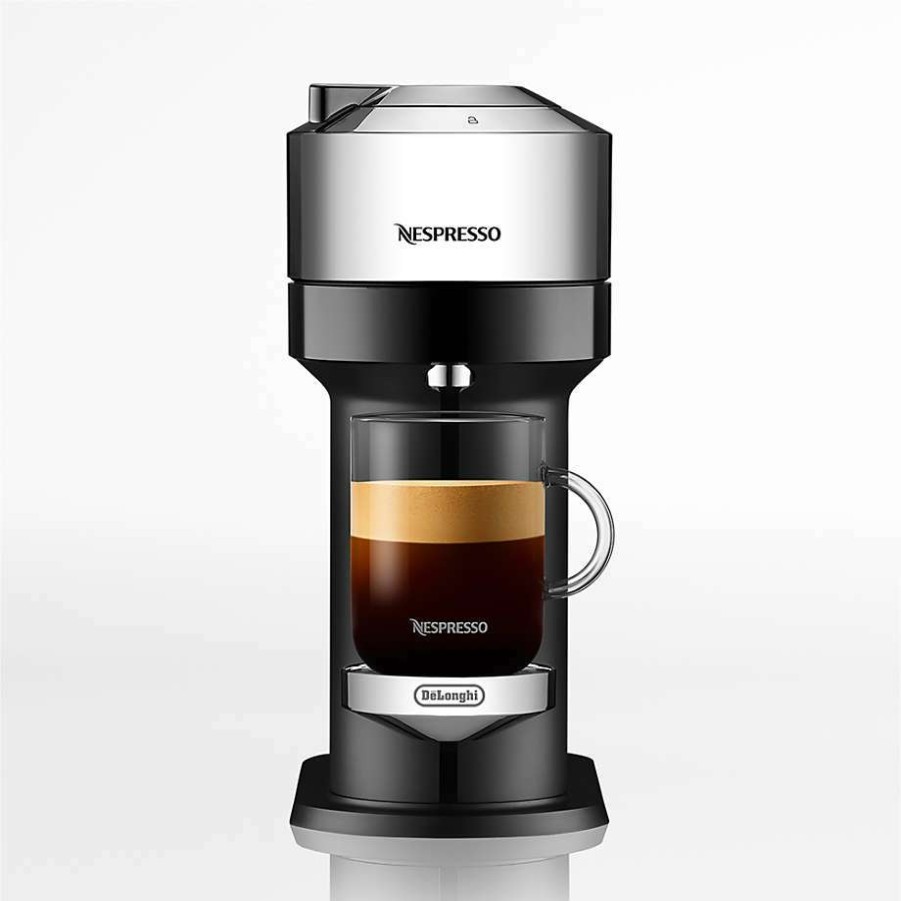 Kitchen * | Online Nespresso By De'Longhi Chrome Vertuo Next Deluxe