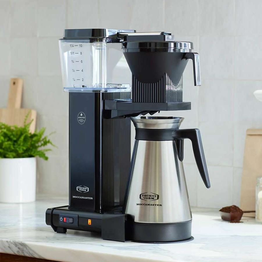 Kitchen * | Discount Moccamaster Kbgt Thermal Brewer 10-Cup Black Coffee Maker