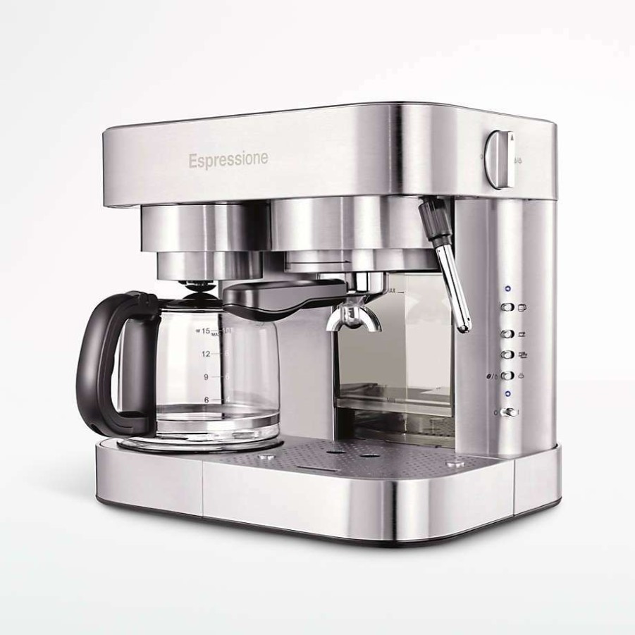 Kitchen * | Clearance Espressione Espresso + Coffee Maker 10-Cup Combi Machine