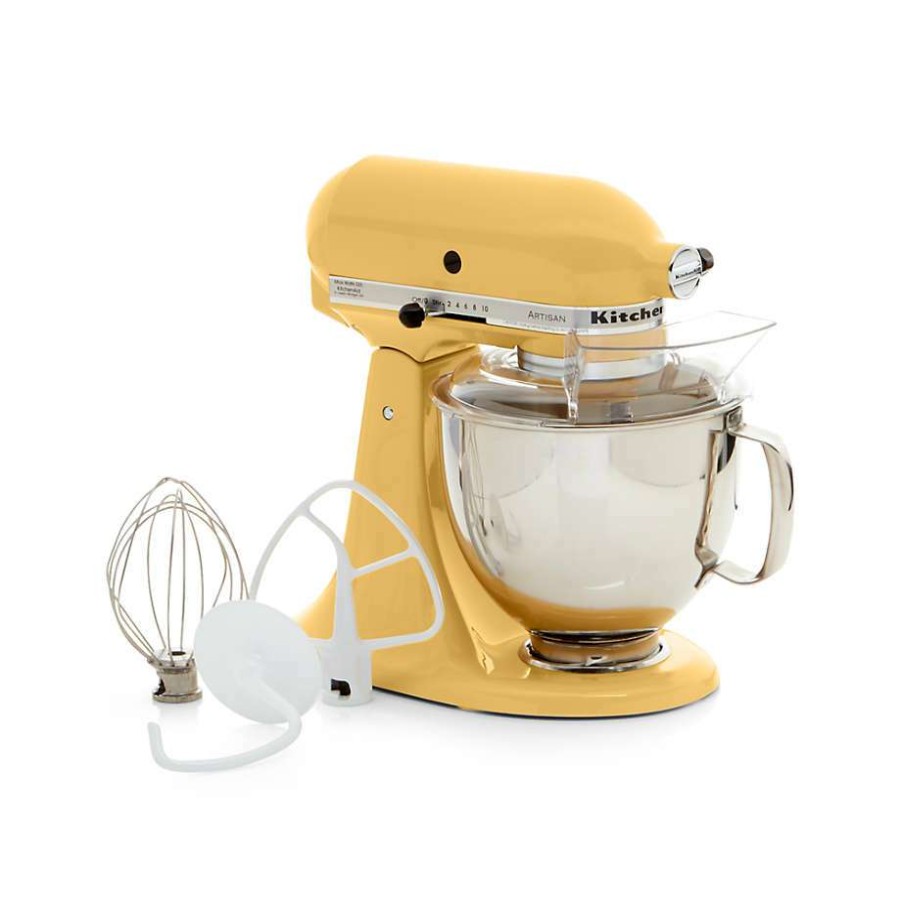 Kitchen Appliances * | Clearance Kitchenaid Artisan Series 5-Quart Tilt-Head Majestic Yellow Stand Mixer