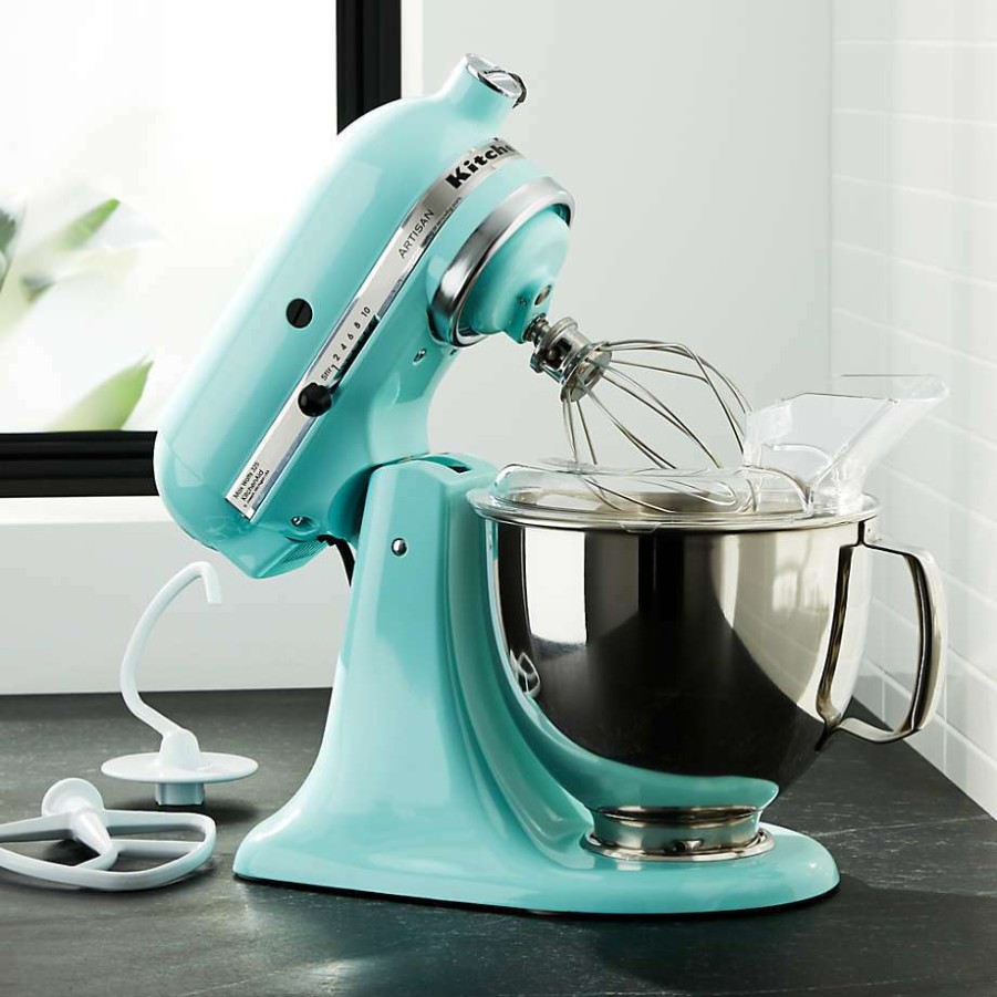 Kitchen Appliances * | Free Delivery Kitchenaid Artisan Series 5-Quart Tilt-Head Ice Blue Stand Mixer