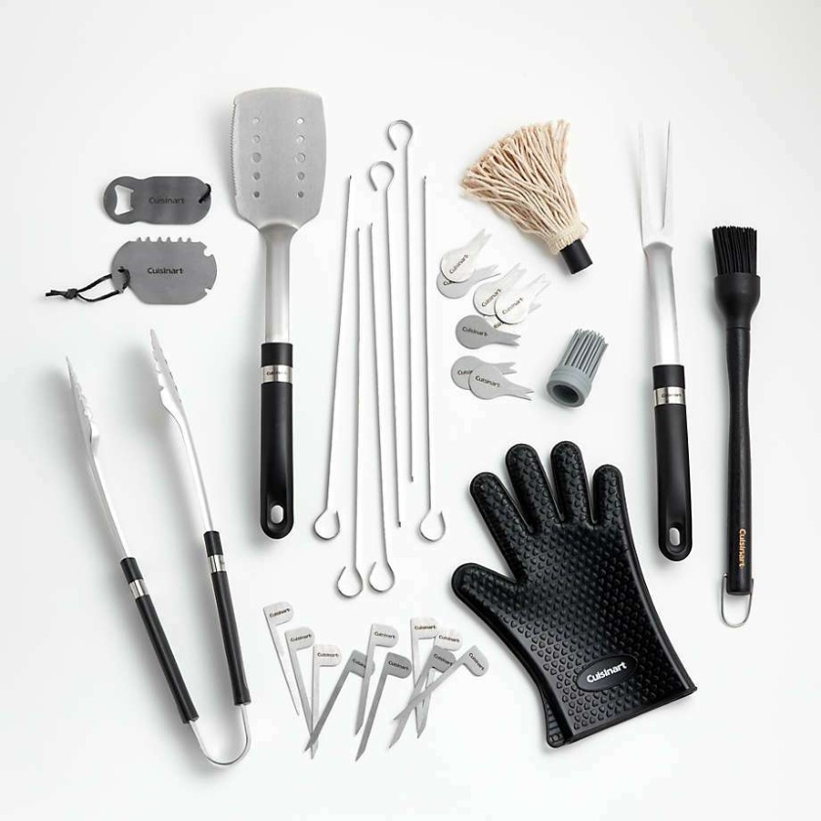 Barbecue & Grilling * | Discount Cuisinart 36-Piece Backyard Barbecue Grill Tool Set