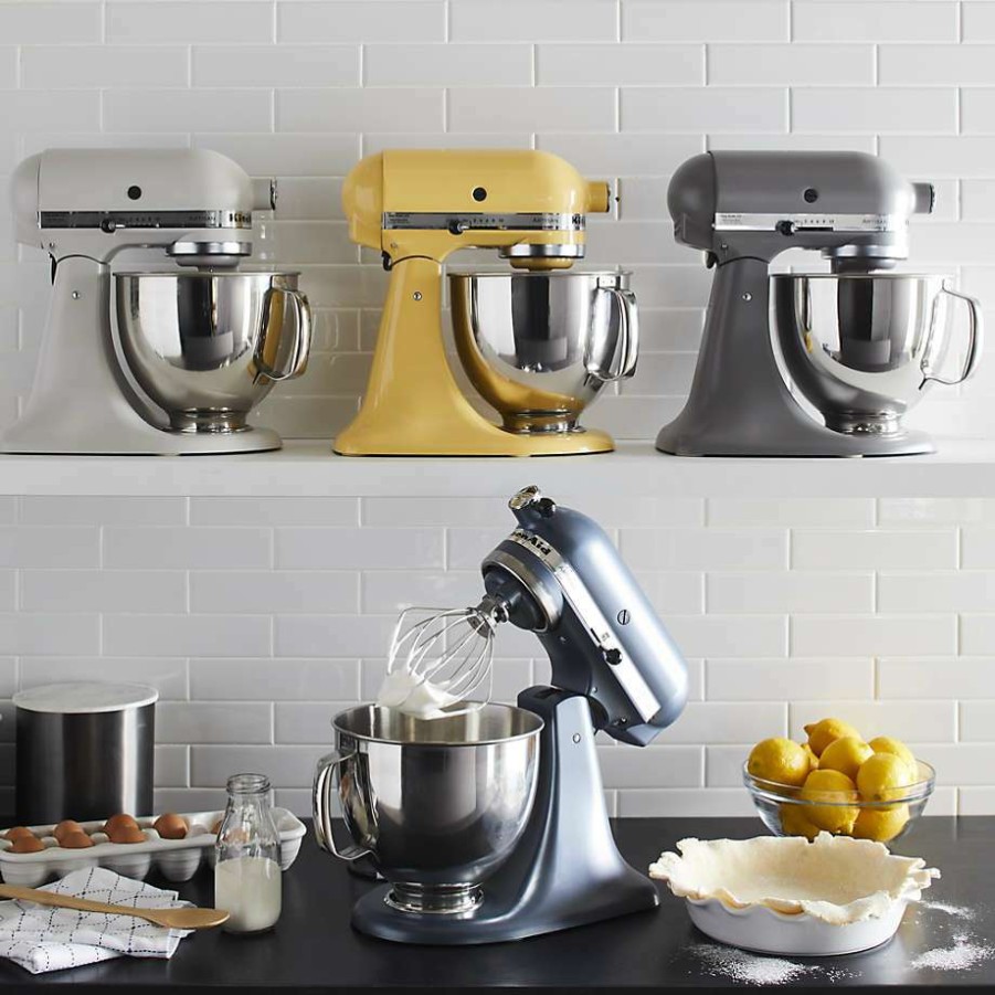 Kitchen Appliances * | Free Delivery Kitchenaid Artisan Series 5-Quart Tilt-Head Imperial Grey Stand Mixer