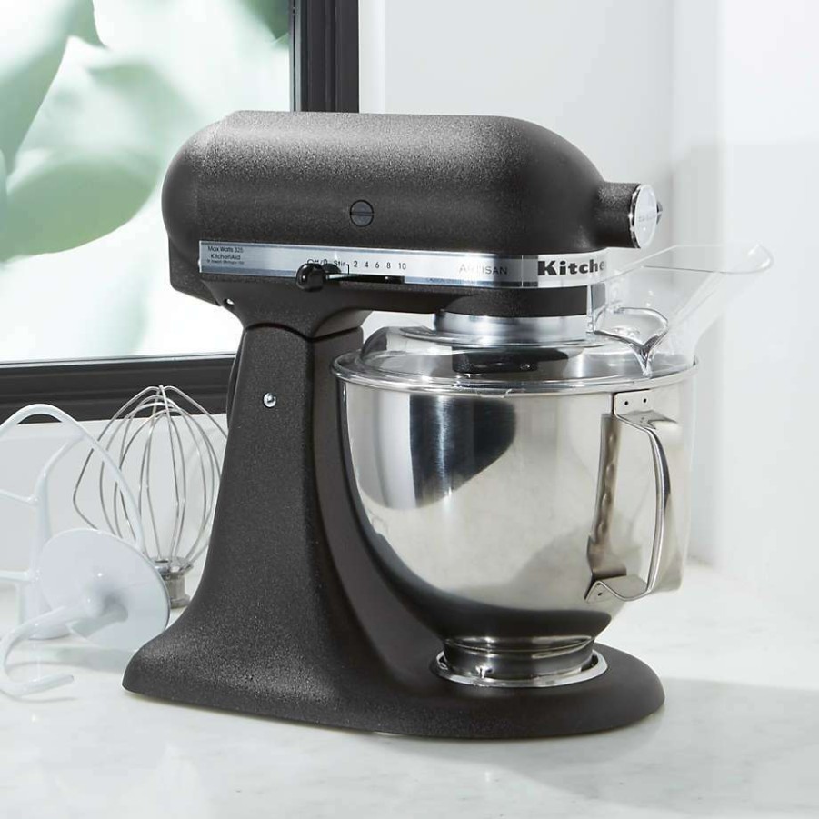 Kitchen Appliances * | Discount Kitchenaid Artisan Series 5-Quart Tilt-Head Cast Iron Black Stand Mixer