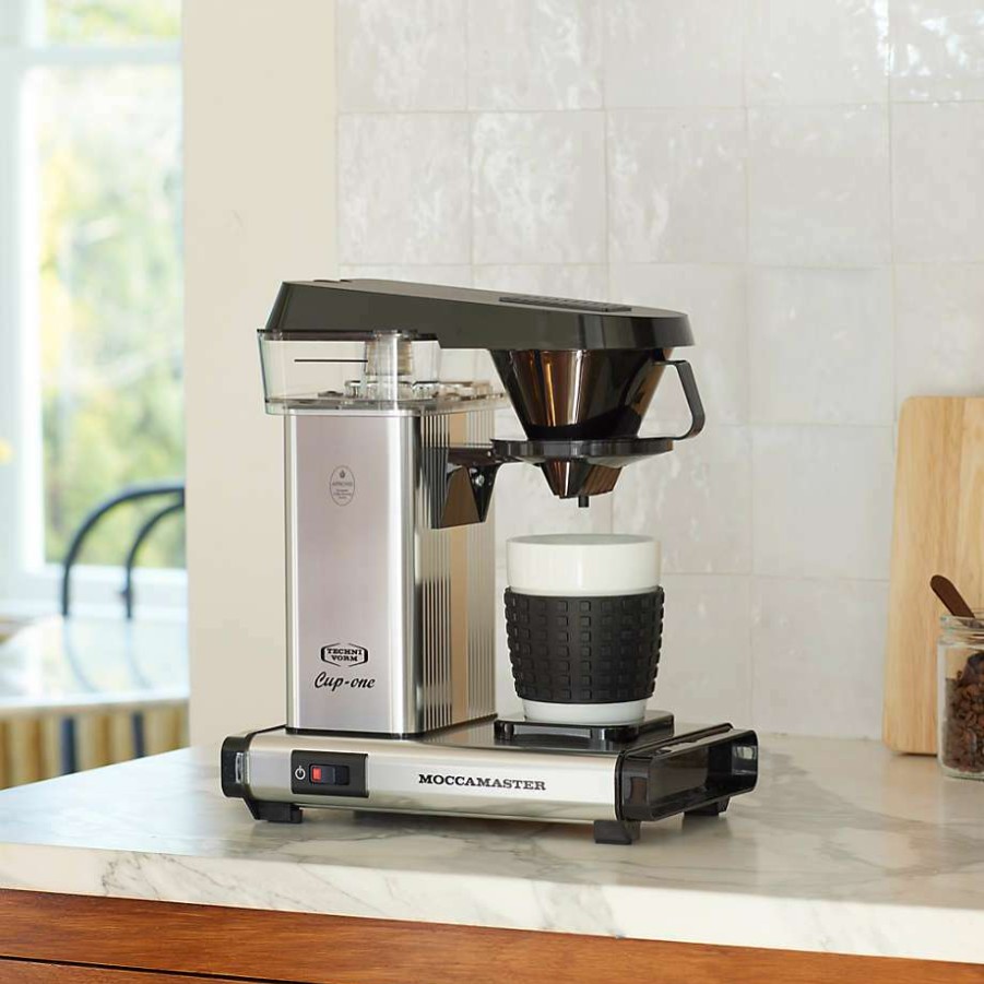 Kitchen * | Online Moccamaster Single-Serve Polished Silver Coffee Maker