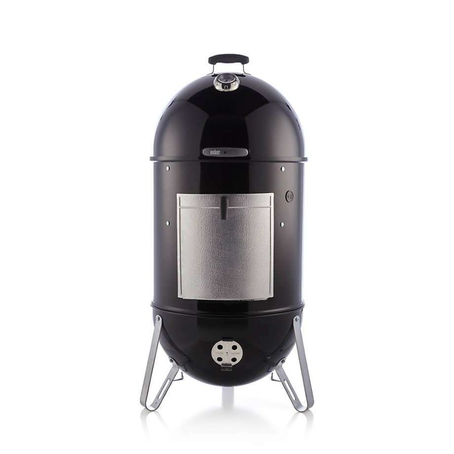 Barbecue & Grilling * | Online Weber Smokey Mountain 22 Black Verical Outdoor Charcoal Smoker