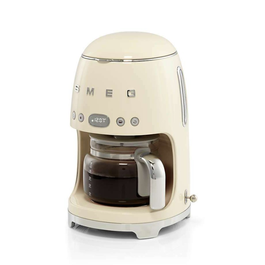 Kitchen * | Discount Smeg Cream Drip Coffee Maker