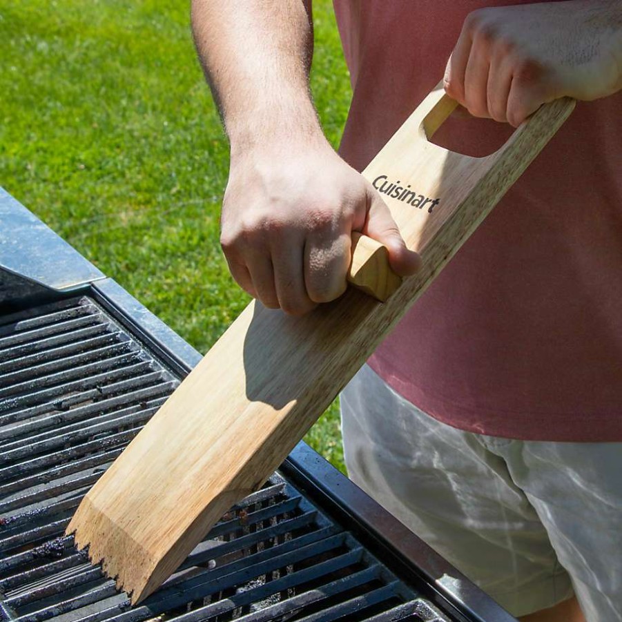 Kitchen * | Discount Cuisinart Bbq Wood Grill Scraper