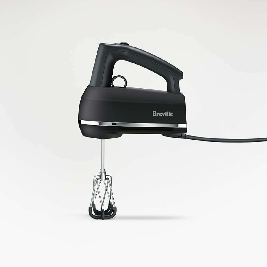 Kitchen Appliances * | Online Breville Handy Mix Scraper Black Truffle Hand Mixer