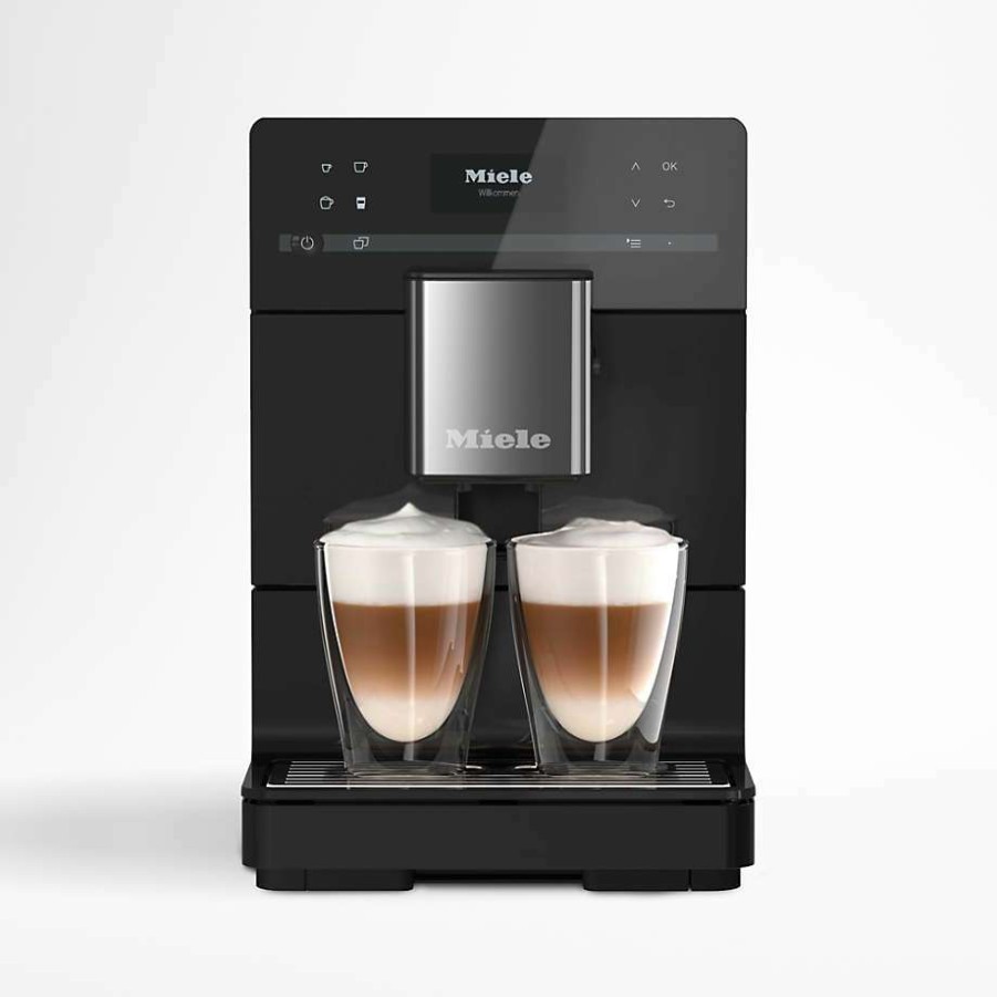 Kitchen * | Online Miele Cm5310 Silence Obsidian Black Countertop Coffee And Espresso Machine