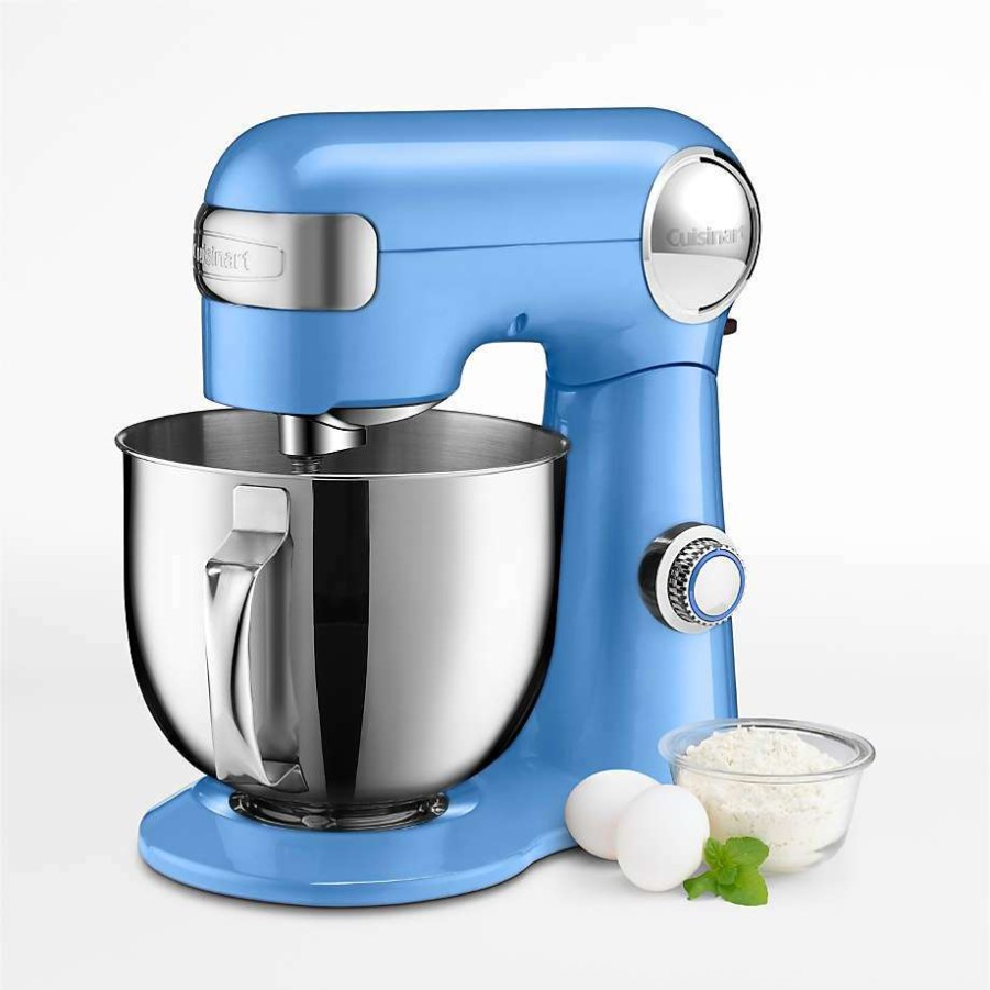 Kitchen Appliances * | Free Delivery Cuisinart Precision Master 5.5-Qt. Periwinkle Blue Stand Mixer