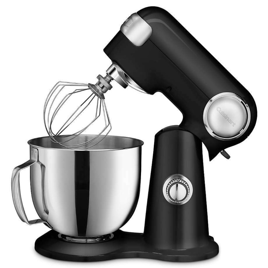 Kitchen Appliances * | Clearance Cuisinart Precision Master 5.5-Qt. Onyx Black Stand Mixer