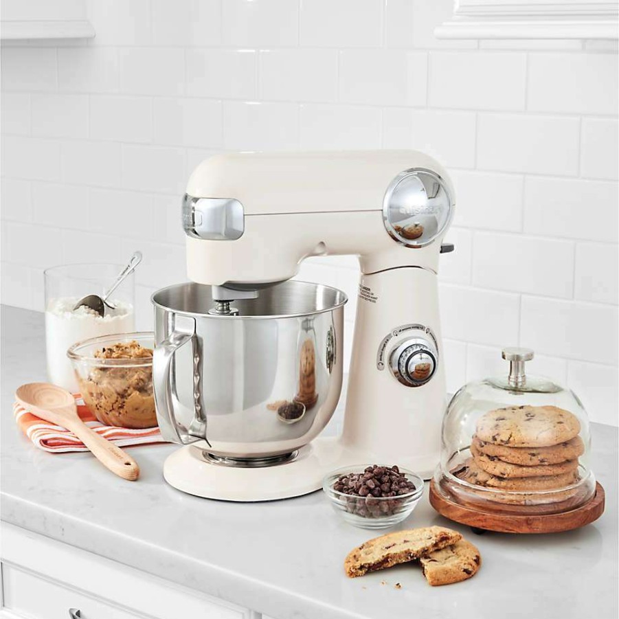 Kitchen Appliances * | Clearance Cuisinart Precision Master 5.5-Qt. Coconut Cream Stand Mixer